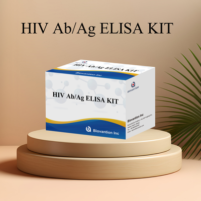 Biovantion 4th Generation HIV Ab Ag ELISA Kit ด้วยความรู้สึกสูงและ 96 การทดสอบสําหรับการตรวจพบในระยะแรก