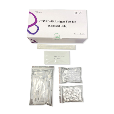 20pcs Antigen Rapid Detection Kit การทดสอบ COVID-19 อย่างรวดเร็ว 15 นาที