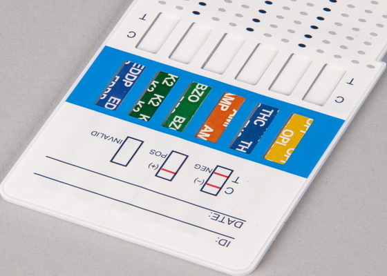 สําหรับห้องปฏิบัติการหรือโรงพยาบาล ความแม่นยําสูง 1 ขั้นตอนหลายยา Rapid Test Panel