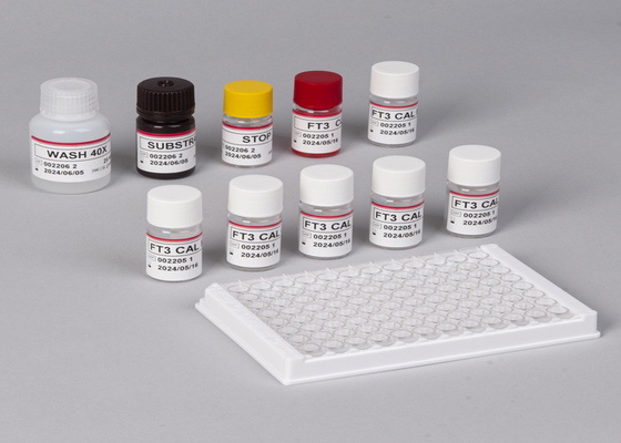 การทดสอบผู้ป่วยด้วยความแม่นยําสูง ฮอร์โมนกระตุ้นไทรอยด์ TSH Thyrotropin Elisa Test Kit