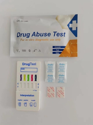 ชุดตรวจพบโรคภูมิคุ้มกันอย่างรวดเร็ว ไวรัสภูมิคุ้มกันของมนุษย์ MTD/OPI/OXY/PPX/THC การทดสอบยา