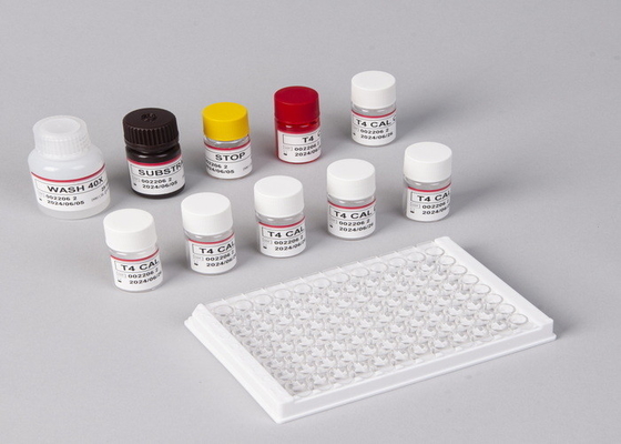 Thyroxine T4 Elisa Detection Kit การตรวจสอบแม่นยําสูง การใช้ในโรงพยาบาลและห้องปฏิบัติการ