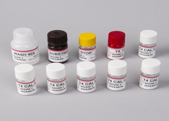 Thyroxine T4 Elisa Detection Kit การตรวจสอบแม่นยําสูง การใช้ในโรงพยาบาลและห้องปฏิบัติการ