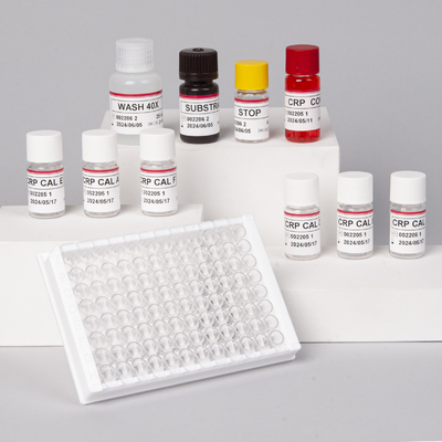 ความรู้สึกทางชีวภาพ CRP Elisa Test Kit สถานที่ 2-8.C สิปิสิกสําหรับผลการตรวจที่แม่นยํา