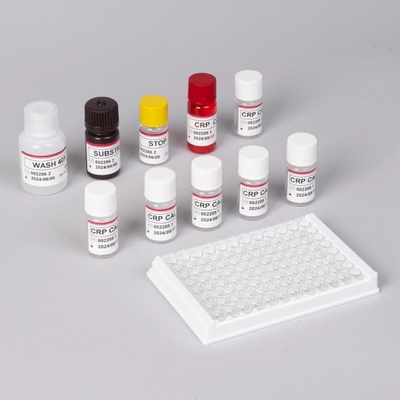 ความรู้สึกทางชีวภาพ CRP Elisa Test Kit สถานที่ 2-8.C สิปิสิกสําหรับผลการตรวจที่แม่นยํา