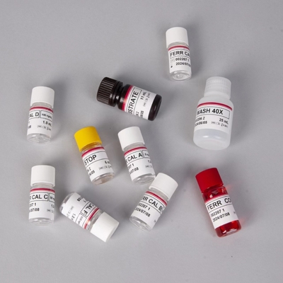Ferritin ELisa Test Kit ความรู้สึกต่อเซรมอย่างรวดเร็ว Elisa Test Biovantion 2-3 ชั่วโมง เวลาการตรวจ 2-8.C การเก็บรักษา