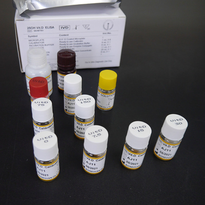 25-OH วิตามิน D Elisa Test Kit การตรวจพบทางการแพทย์ ความแม่นยําสูง มีประสิทธิภาพ