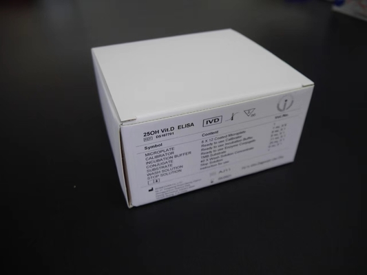 วิตามิน D ELISA Test Kit ความเฉพาะของ ELISA Test Kit กับอายุการใช้งาน 18 เดือน 2-3 ชั่วโมง