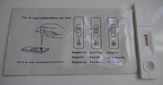 ความรู้สึก Hcg Urin Rapid Test Cassette/ Strip/ Pen Kit 5-15 นาที เวลาอ่าน 24 เดือน