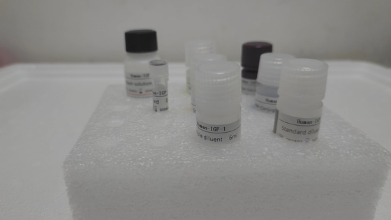IGF-1 RUO elisa test for Specificity Serum/Plasma Assay 2-3 ชั่วโมง ELISA Test เก็บไว้ที่ 2-8.C