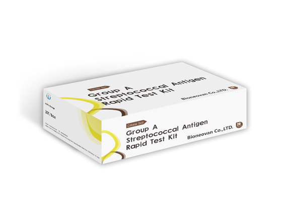 Groud A สเตรโตค็อกซ์ แอนติเจน รวดเร็ว Test Kit 50 การทดสอบ เร็วอ่านใน 5-15 นาที