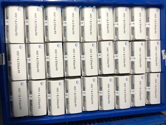 Enzyme Immunoassay Reagents Elisa Test Kit สําหรับการตรวจพบแอนติบอดีของไวรัสตับอักเสบ C (HCV)