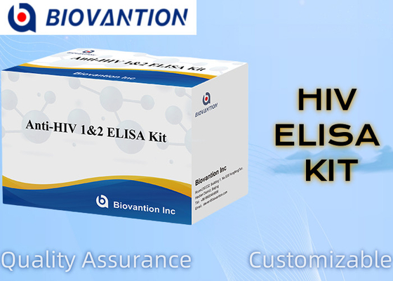 Biovantion Anti- HIV ELISA Test Kit อายุการใช้ 18 เดือน สําหรับการทดสอบ HIV-1 และ HIV-2