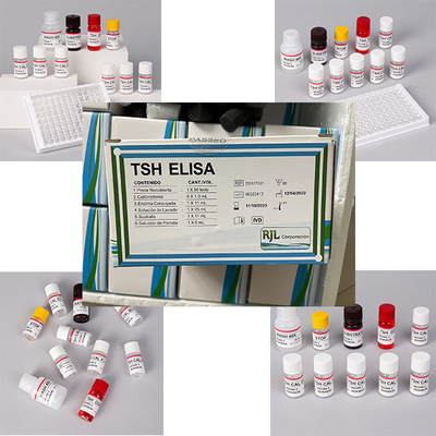 การทดสอบผู้ป่วยด้วยความแม่นยําสูง ฮอร์โมนกระตุ้นไทรอยด์ TSH Thyrotropin Elisa Test Kit