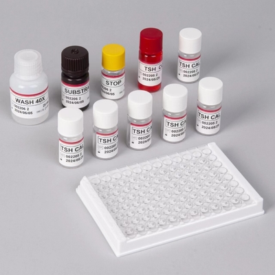 การทดสอบผู้ป่วยด้วยความแม่นยําสูง ฮอร์โมนกระตุ้นไทรอยด์ TSH Thyrotropin Elisa Test Kit