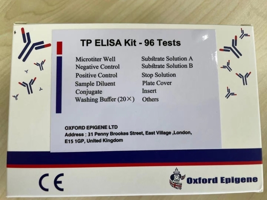 อาการติดเชื้อชายและหญิง ไซฟิลิสสูง TP Ab แอนติบอดี ELISA TEST KIT