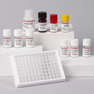 การทดสอบฮอร์โมนไทรอยด์ที่ใช้บ่อย T4 Triiodothyronine ELISA TEST KIT