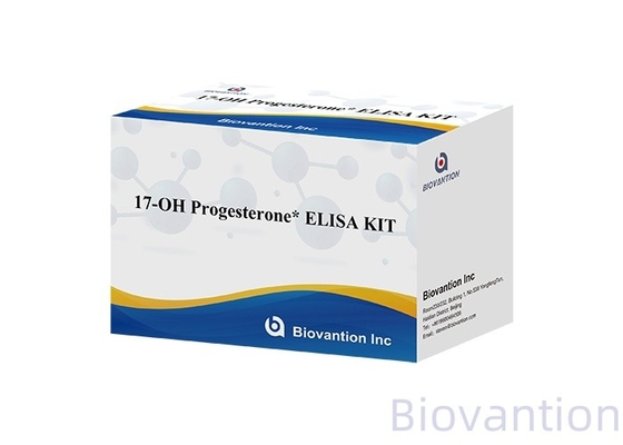 17-OH โปรเจสเตอรอนหลั่งในอินวิทโร การวินิจฉัย Elisa Test Kit สําหรับผู้หญิงที่มีอุปกรณ์เสริม การทดสอบแม่นยํา