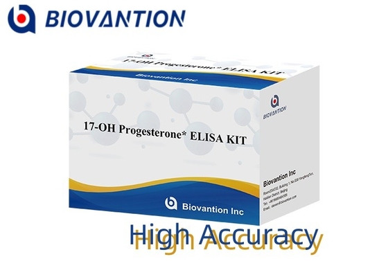 17-OH โปรเจสเตอรอนหลั่งในอินวิทโร การวินิจฉัย Elisa Test Kit สําหรับผู้หญิงที่มีอุปกรณ์เสริม การทดสอบแม่นยํา
