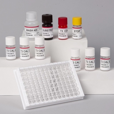ห้องปฏิบัติการ โรงพยาบาล คลินิก ใช้ทั่วไป T3 Triiodothyronine ELISA TEST KIT