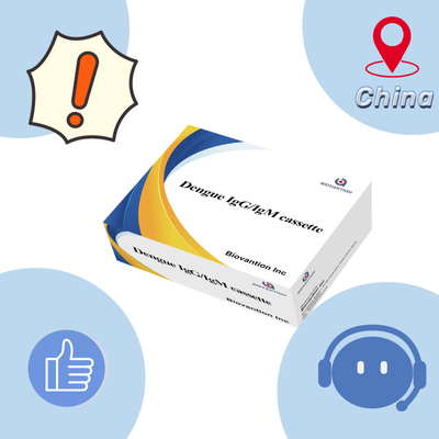 ความรู้สึก การทดสอบคาสเก็ต IgG/IgM จากโรคเดนกิวในทองเหลืองกลมเหล็ก โดยการอ่าน 5-15 นาที