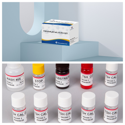 TSH ((Quantitative) อ่อนโยนและเฉพาะ Elisa Test Kit สําหรับโรคต่อมไทรอยด์