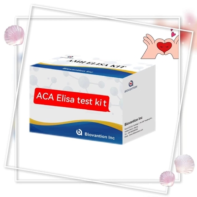 ความเฉพาะ 2-3 ชั่วโมง Anti-ACA IgM Elisa การทดสอบสัตว์ที่มีอายุการใช้ 18 เดือน