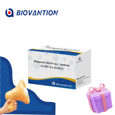 ชุดวินิจฉัยความรู้สึก 2-8 °C สําหรับ IgA แอนติบอด To EBV-EA ELISA Test Kit