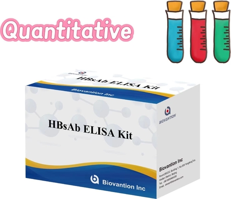 HBsAb คอนติเมนตี้ Elisa Test Kit Enzyme-Linked In Vitro Diagnostic Reagent (Reagents IVD) สารทดสอบที่เชื่อมโยงกับเอ็นไซม์ในอินวิทโร