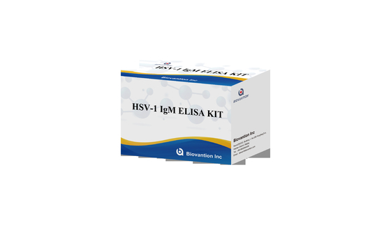 ชุดทดสอบ ELISA ไฟไหม้ HSV 1 IgM สารวัดการวินิจฉัยที่ขายร้อนสูง IVD