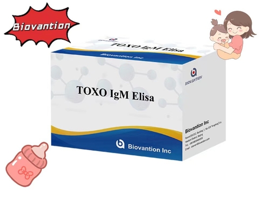 TOXO IgM ELISA Test Kit Torch ความรู้สึกสูง การตรวจสอบการตั้งครรภ์