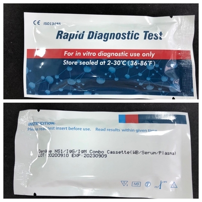 คิทตรวจเชื้อโรคติดเชื้อแบบ Diaspot Accurate Dengue Ns1 Igg Igm Combo Rapid Test