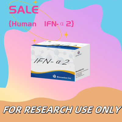 Elisa Reagents Kit มนุษย์ IFN-α2 สําหรับการวิจัย ใช้ Elisa Reagents ความรู้สึกสูง