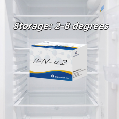 Elisa Reagents Kit มนุษย์ IFN-α2 สําหรับการวิจัย ใช้ Elisa Reagents ความรู้สึกสูง