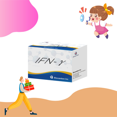 การวิจัยห้องปฏิบัติการ Elisa Reagents Kit สําหรับการใช้ในมนุษย์ IFN-γ Elisa Reagents ความรู้สึกสูง