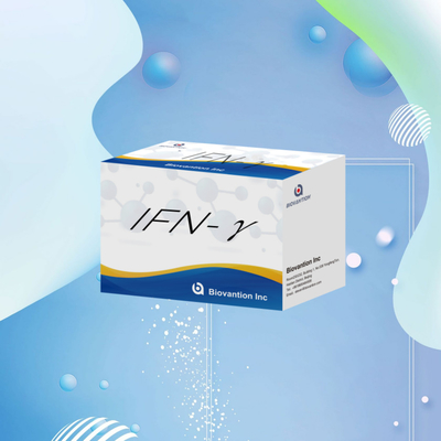 การวิจัยห้องปฏิบัติการ Elisa Reagents Kit สําหรับการใช้ในมนุษย์ IFN-γ Elisa Reagents ความรู้สึกสูง