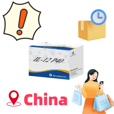 96 T เซรั่ม 98% ความเฉพาะเฉพาะ ELISA RUO Test Kit มนุษย์ IL-12 P40