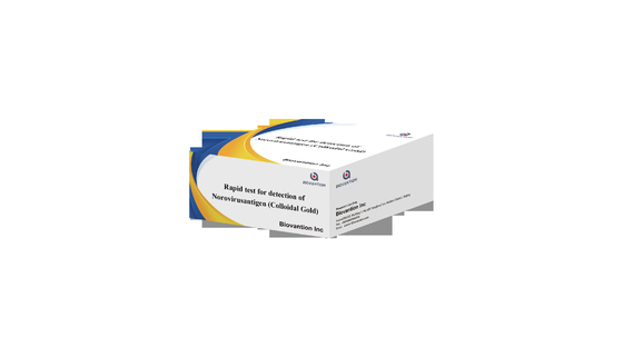 การตรวจพบการทดสอบรวดเร็ว IgM นอร์โอไวรัสแอนติเจน ความรู้สึก คาเซ็ตทดสอบรวดเร็วทองคอลโลอยด์