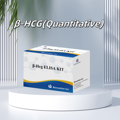 β-hCG ((ปริมาณ) 1 ชั่วโมง Elisa Test Kit สําหรับความรู้สึกและความเฉพาะของแอนติบอดี
