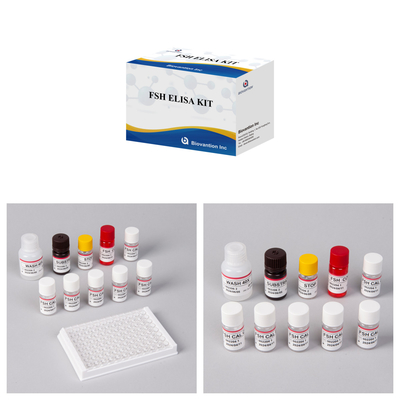 อายุการใช้งาน 18 เดือน ความรู้สึก FSH (ปริมาณ) ELISA Kit สําหรับการตรวจหาแอนติเจน แอนติบอดี