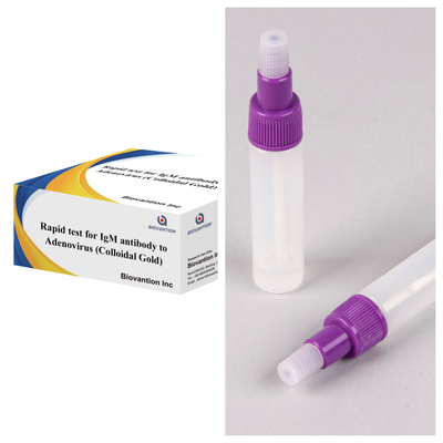 อานติบอดี IgM ที่แม่นยําต่อไวรัส Adeno Test Kit สําหรับคลินิกและห้องปฏิบัติการ