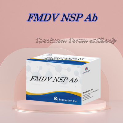 ความรู้สึก Elisa การทดสอบสัตว์เพื่อการวินิจฉัยทางการแพทย์ที่แม่นยํา FMDV NSP Ab