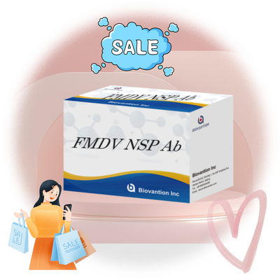 ความรู้สึก Elisa การทดสอบสัตว์เพื่อการวินิจฉัยทางการแพทย์ที่แม่นยํา FMDV NSP Ab