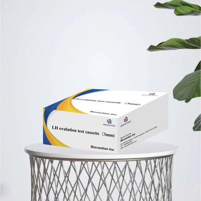 LH Ovulation Cassette รูปแบบแคสเซ็ตที่มีความรู้สึก การทดสอบรวดเร็ว การทดสอบด้วยตนเอง ด้วยอายุการใช้งาน 24 เดือน