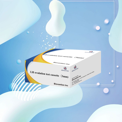 LH Ovulation Cassette รูปแบบแคสเซ็ตที่มีความรู้สึก การทดสอบรวดเร็ว การทดสอบด้วยตนเอง ด้วยอายุการใช้งาน 24 เดือน