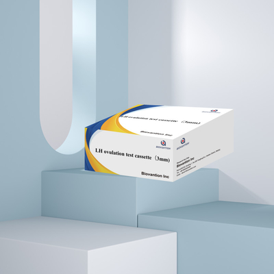 LH Ovulation Cassette รูปแบบแคสเซ็ตที่มีความรู้สึก การทดสอบรวดเร็ว การทดสอบด้วยตนเอง ด้วยอายุการใช้งาน 24 เดือน