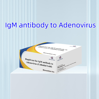 การทดสอบไวรัสเอเดโนไวรัสที่มีความรู้สึกสูง IgM การทดสอบไวรัสโลลอยด์ทองสําหรับนักการแพทย์