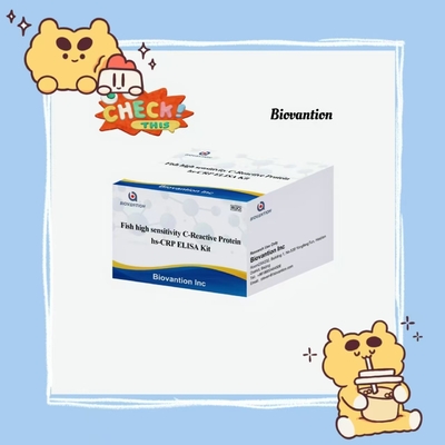 Hs-CRP IVD Elisa Test ปลา ความรู้สึกสูง โปรตีน C-Reactive Biovantion