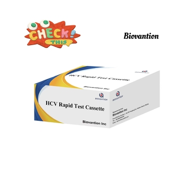 แคสเซ็ตตรวจไวรัส VHC รวดเร็ว ความรู้สึกสูง Biovantion ขายร้อน