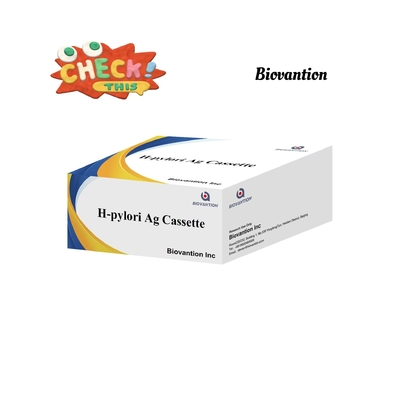 H. Pylori Ag แคสเซ็ตทดสอบรวดเร็วในตัวประกอบการวินิจฉัยใน vitro (ตัวประกอบการวินิจฉัย IVD)